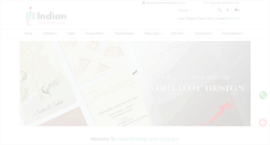 Desktop Screenshot of indianweddingcards.com